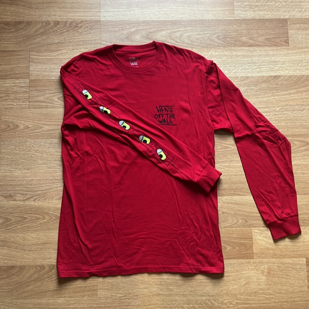 Great Condition - Collectible - Vans x The Simpsons “El Barto” Red Long-sleeve T - Picture 6 of 8